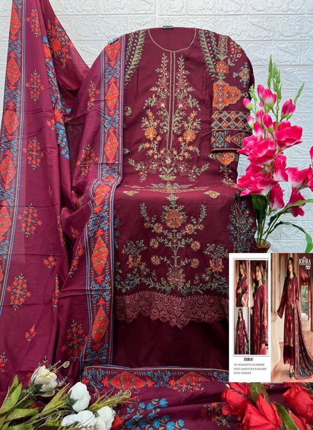 Johra Tex 161 Viscose Rayon Embroidered Pakistani Salwar Kameez